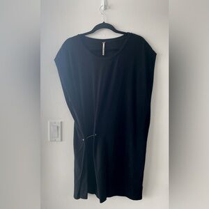 Black Free People T-shirt Mini Dress Size M
